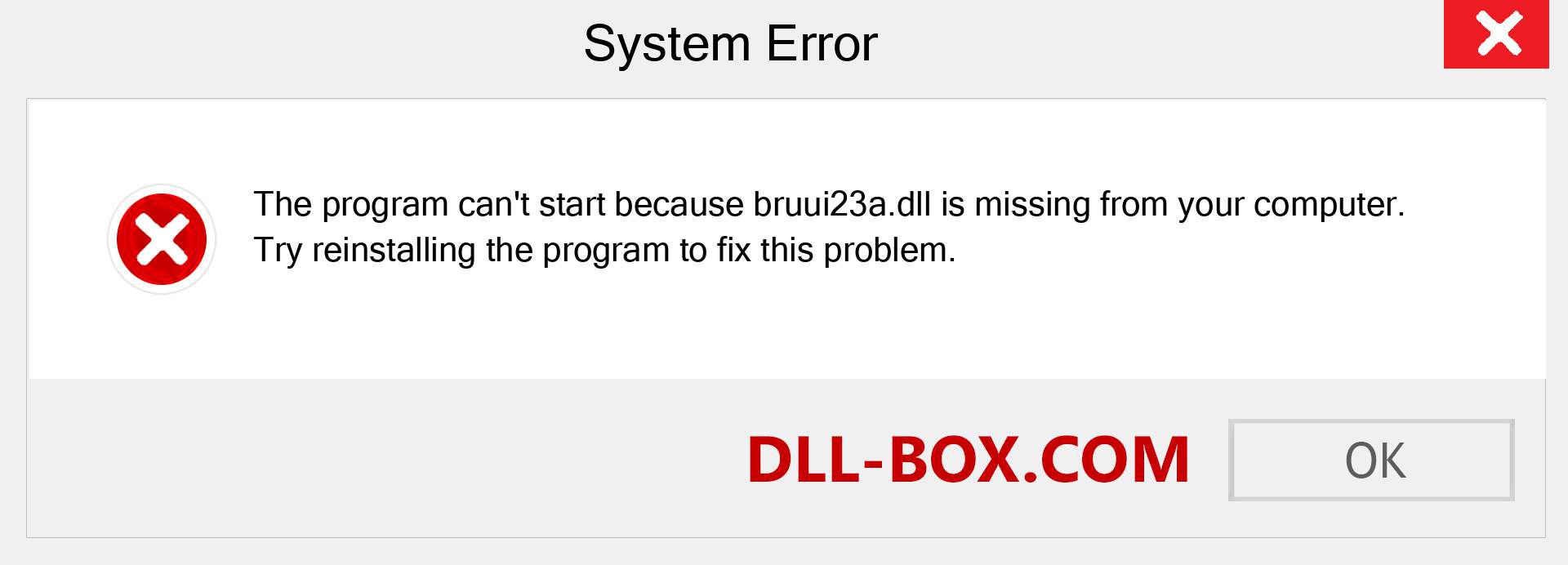 bruui23a.dll file is missing?. Download for Windows 7, 8, 10 - Fix  bruui23a dll Missing Error on Windows, photos, images