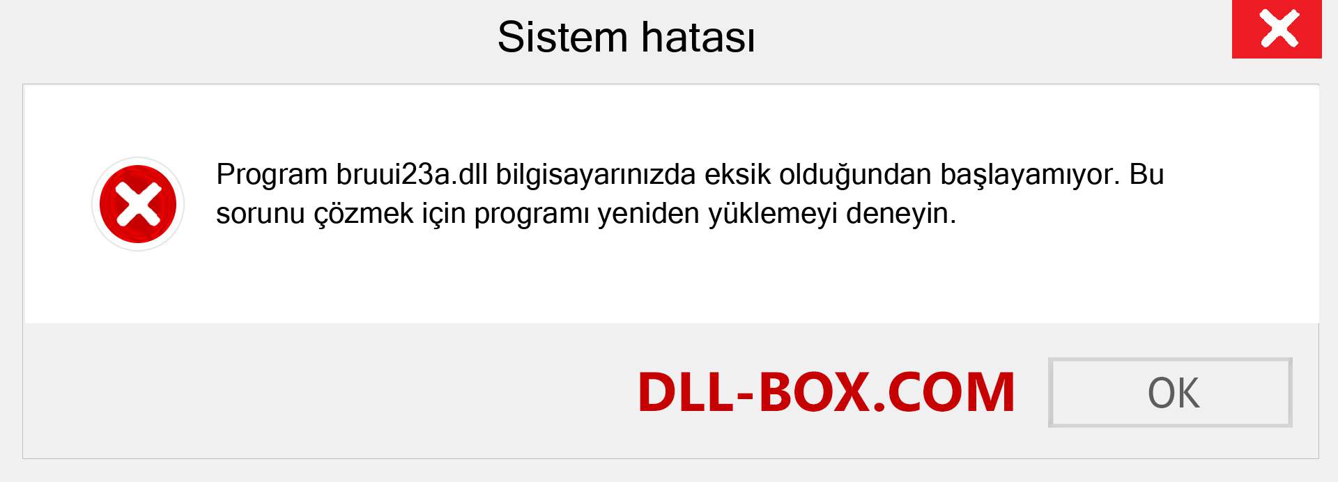 bruui23a.dll dosyası eksik mi? Windows 7, 8, 10 için İndirin - Windows'ta bruui23a dll Eksik Hatasını Düzeltin, fotoğraflar, resimler